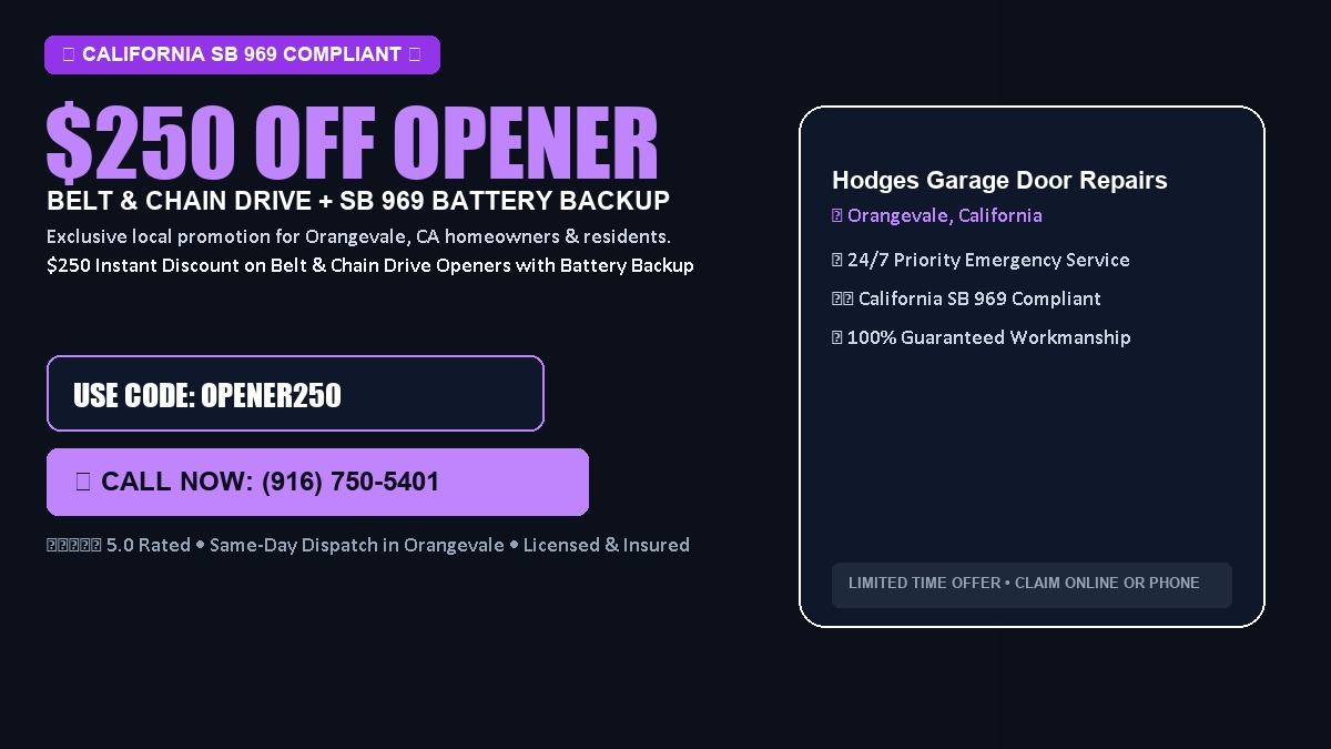 Hodges Garage Door Repairs $250 OFF Premium LiftMaster Opener Installation